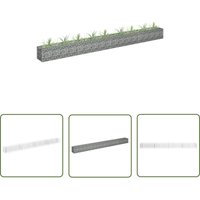 The Living Store - Gabionen-Hochbeet Verzinkter Stahl 360×30×30 cm - Gabionen-Hochbeet - Steinkorb - Blumenkübel - Hochbeet - Gartenmöbel The Living Store - Gabionen-Hochbeet Verzinkter Stahl 360×30×30 cm - Gabionen-Hochbeet - Steinkorb - Blumenkübel - Hochbeet - Gartenmöbel von THE LIVING STORE