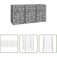 The Living Store Gabionen-Hochbeete 3 Stk. 30x30x50 cm Eisen - Eisen Gartenmöbel - Gabions - Sichtschutz - Windschutz - Hochbeet The Living Store Gabionen-Hochbeete 3 Stk. 30x30x50 cm Eisen - Eisen Gartenmöbel - Gabions - Sichtschutz - Windschutz - Hochbeet von THE LIVING STORE