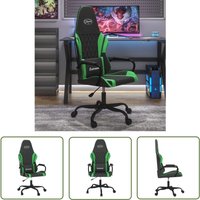 The Living Store Gaming-Stuhl mit Massagefunktion Schwarz und Grün Kunstleder - Gaming Stuhl - Gamer Chair - PC Stuhl - Schreibtischstuhl The Living Store Gaming-Stuhl mit Massagefunktion Schwarz und Grün Kunstleder - Gaming Stuhl - Gamer Chair - PC Stuhl - Schreibtischstuhl von THE LIVING STORE