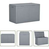 The Living Store - Garten-Aufbewahrungsbox 180 l Grau pp Rattan - Gartenbox - Aufbewahrungsbox - Outdoor Box - Rattan Optik - Wetterfest The Living Store - Garten-Aufbewahrungsbox 180 l Grau pp Rattan - Gartenbox - Aufbewahrungsbox - Outdoor Box - Rattan Optik - Wetterfest von THE LIVING STORE