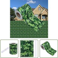 The Living Store - Garten-Sichtschutz pvc 35x0,19 m Grün - Zaunsichtschutz - PVC-Folie - Gartendeko - Sichtschutz Für Terrasse - Balkonabtrennung von THE LIVING STORE