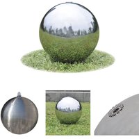 The Living Store - Garten-Springbrunnen Sphäre mit LEDs Edelstahl 30 cm - Brunnen & Wasserfälle - Silber The Living Store - Garten-Springbrunnen Sphäre mit LEDs Edelstahl 30 cm - Brunnen & Wasserfälle - Silber von THE LIVING STORE