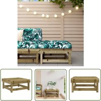 The Living Store Gartenhocker Kiefernholz Imprägniert - Gartentisch - Gartenstuhl - Gartenlounge - Holzmobiliar - Gartenmöbeln The Living Store Gartenhocker Kiefernholz Imprägniert - Gartentisch - Gartenstuhl - Gartenlounge - Holzmobiliar - Gartenmöbeln von THE LIVING STORE