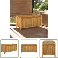 The Living Store Gartentruhe 110x52x55 cm Bambus - Bambus Gartenmöbel - Außenaufbewahrung - Gartentruhe - Lagerräume - Gartenorganisation The Living Store Gartentruhe 110x52x55 cm Bambus - Bambus Gartenmöbel - Außenaufbewahrung - Gartentruhe - Lagerräume - Gartenorganisation von MAISON CHIC