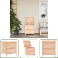 The Living Store - Gartentruhe 50x49x56,5 cm Massivholz Tanne - Holz Gartenbox - Außenaufbewahrung - Gartenmöbel - Gartenorganisation - Tannenholz The Living Store - Gartentruhe 50x49x56,5 cm Massivholz Tanne - Holz Gartenbox - Außenaufbewahrung - Gartenmöbel - Gartenorganisation - Tannenholz von THE LIVING STORE