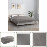 The Living Store - Gewichtsdecke mit Bezug Grau 200x230 cm 13 kg Stoff - Gewichtsdecke - Schlafdecke - Bettdecke - Daunendecke - Schwere Decke von THE LIVING STORE