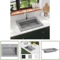 The Living Store - Granitbecken 600×450×120 mm Grau - Granitwaschbecken - Aufsatzwaschbecken - Einbauwaschbecken - Waschbecken Grau The Living Store - Granitbecken 600×450×120 mm Grau - Granitwaschbecken - Aufsatzwaschbecken - Einbauwaschbecken - Waschbecken Grau von THE LIVING STORE