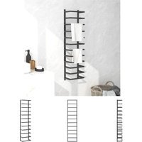 The Living Store - Handtuchständer Schwarz 24x12x96 cm Stahl - Handtuchhalter - Schwarz The Living Store - Handtuchständer Schwarz 24x12x96 cm Stahl - Handtuchhalter - Schwarz von THE LIVING STORE