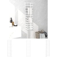 The Living Store Handtuchständer Weiß 24x12x96 cm Stahl - Handtuchhalter The Living Store Handtuchständer Weiß 24x12x96 cm Stahl - Handtuchhalter von THE LIVING STORE