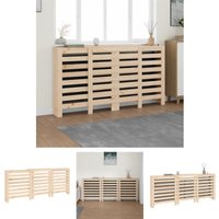 Heizkörperverkleidung 210x21x85 cm Massivholz Kiefer - Heizkörper-Zubehör - Braun - The Living Store von THE LIVING STORE