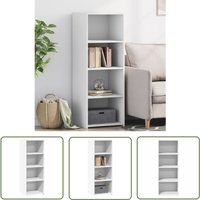 The Living Store Highboard Weiß 45x41x124 cm Holzwerkstoff - Schreibtisch - Wohnzimmer Dekoration - Regal - Aufbewahrungsschrank - Weißer Schrank The Living Store Highboard Weiß 45x41x124 cm Holzwerkstoff - Schreibtisch - Wohnzimmer Dekoration - Regal - Aufbewahrungsschrank - Weißer Schrank von THE LIVING STORE