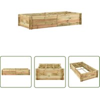 Hochbeet Kiefernholz Imprägniert 197x100x40 cm - Hochbeet - Kiefernholz - Grün Imprägniert - Gemüsegarten - Blumengarten - The Living Store Hochbeet Kiefernholz Imprägniert 197x100x40 cm - Hochbeet - Kiefernholz - Grün Imprägniert - Gemüsegarten - Blumengarten - The Living Store von THE LIVING STORE