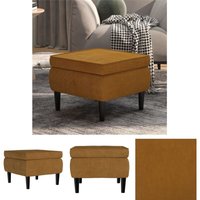 The Living Store Hocker mit Holzbeinen Braun Samt - Klappstühle & Hocker The Living Store Hocker mit Holzbeinen Braun Samt - Klappstühle & Hocker von THE LIVING STORE