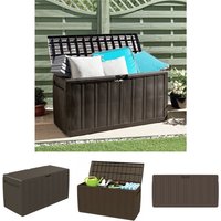 The Living Store - Kissenbox Braun 117x45,5x57,5 cm 270 l - Ordnungshelfer - Braun von THE LIVING STORE