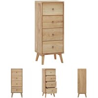 The Living Store Kommode 40x30x100 cm Massivholz Teak - Kommoden The Living Store Kommode 40x30x100 cm Massivholz Teak - Kommoden von THE LIVING STORE
