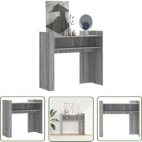 The Living Store - Konsolentisch Grau Sonoma 100x35x90 cm Holzwerkstoff - Konsole - Wohnzimmermöbel - Sideboard - Nachttisch - Grau The Living Store - Konsolentisch Grau Sonoma 100x35x90 cm Holzwerkstoff - Konsole - Wohnzimmermöbel - Sideboard - Nachttisch - Grau von THE LIVING STORE