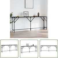 The Living Store - Konsolentisch Schwarz 200x29x75 cm Holzwerkstoff - Konsolentisch - Flurtisch - Sideboard - Wohnzimmerstil - Industriel Stil The Living Store - Konsolentisch Schwarz 200x29x75 cm Holzwerkstoff - Konsolentisch - Flurtisch - Sideboard - Wohnzimmerstil - Industriel Stil von THE LIVING STORE