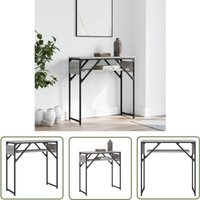 The Living Store - Konsolentisch mit Ablage Grau Sonoma 75x30x75cm Holzwerkstoff - Konsolentisch - Flurtisch - Sideboard - Wohnraumgestaltung - Grau von THE LIVING STORE