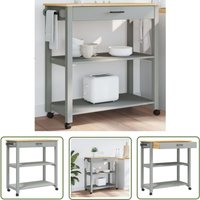 The Living Store Küchenwagen MONZA 84x40x90 cm Massivholz Kiefer - Holz Küchenwagen - Küchenschrank - Vintage Möbel - Kücheninsel - Mobiliar The Living Store Küchenwagen MONZA 84x40x90 cm Massivholz Kiefer - Holz Küchenwagen - Küchenschrank - Vintage Möbel - Kücheninsel - Mobiliar von THE LIVING STORE