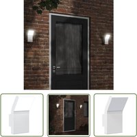 The Living Store LED-Außenwandleuchte Weiß Aluminiumdruckguss - LED-Lampe - Außenleuchte - Wandleuchte - Gartenbeleuchtung - Edelstahl The Living Store LED-Außenwandleuchte Weiß Aluminiumdruckguss - LED-Lampe - Außenleuchte - Wandleuchte - Gartenbeleuchtung - Edelstahl von THE LIVING STORE