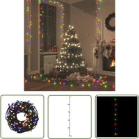 The Living Store LED-Lichterkette mit 1000 LEDs Mehrfarbig 100 m PVC - Weihnachtsbeleuchtung - LED-Lichterkette - Multicolor Beleuchtung - Outdoor von THE LIVING STORE