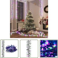 The Living Store - LED-Lichterkette mit 3000 LEDs Pastell Mehrfarbig 23 m pvc - Weihnachtsdeko - led Beleuchtung - Lichterketten - Innenbeleuchtung von THE LIVING STORE