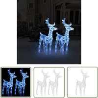 The Living Store LED-Rentiere 2 Stk. Blau 80 LEDs Acryl - LED-Dekoration - Weihnachtsdeko - Outdoor-Beleuchtung - Winterdeko - Rentierfigur The Living Store LED-Rentiere 2 Stk. Blau 80 LEDs Acryl - LED-Dekoration - Weihnachtsdeko - Outdoor-Beleuchtung - Winterdeko - Rentierfigur von THE LIVING STORE