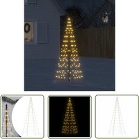 The Living Store LED-Weihnachtsbaum für Fahnenmast 200 LEDs Warmweiß 180 cm - LED Weihnachtsbaum - Weihnachtsdeko - Weihnachtsbeleuchtung The Living Store LED-Weihnachtsbaum für Fahnenmast 200 LEDs Warmweiß 180 cm - LED Weihnachtsbaum - Weihnachtsdeko - Weihnachtsbeleuchtung von THE LIVING STORE