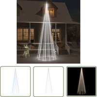 The Living Store LED-Weihnachtsbaum für Fahnenmast Kaltweiß 732 LEDs 500 cm - Weihnachtsschmuck - LED-Dekoration - Outdoor-Beleuchtung The Living Store LED-Weihnachtsbaum für Fahnenmast Kaltweiß 732 LEDs 500 cm - Weihnachtsschmuck - LED-Dekoration - Outdoor-Beleuchtung von THE LIVING STORE