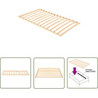 The Living Store Lattenrost mit 13 Latten 120x200 cm - Holz Lattenrost - Lattenrost Buche - Lattenrost 120x200 - Bettenrahmen - Lattenrost Günstig von THE LIVING STORE