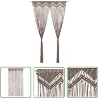 The Living Store - Makramee Vorhang Taupe 140x240 cm Baumwolle - Makrameevorhang - Fensterdeko - Wohnaccessoires - Wohnzimmerdekoration - Tapete The Living Store - Makramee Vorhang Taupe 140x240 cm Baumwolle - Makrameevorhang - Fensterdeko - Wohnaccessoires - Wohnzimmerdekoration - Tapete von THE LIVING STORE