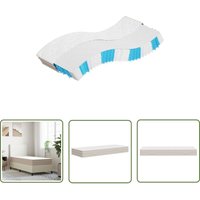 Matratze Taschenfederkern Mittel 80x200 cm - Taschenfederkernmatratze - Matratze 80x200 - Federkernmatratze - Matratze Mittelhart - Matratze Weiß Matratze Taschenfederkern Mittel 80x200 cm - Taschenfederkernmatratze - Matratze 80x200 - Federkernmatratze - Matratze Mittelhart - Matratze Weiß von THE LIVING STORE