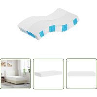 The Living Store Matratze Taschenfederkern Mittelfest 100x200 cm - Taschenfederkernmatratze - Matratze - Federkernmatratze - Doppelbettmatratze von THE LIVING STORE