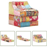 The Living Store Modularer Pouf Patchwork Stoff - Sitzsack - Patchwork Couch - Modulares Sofa - Wohnaccessoire - Wohnzimmerdeko The Living Store Modularer Pouf Patchwork Stoff - Sitzsack - Patchwork Couch - Modulares Sofa - Wohnaccessoire - Wohnzimmerdeko von THE LIVING STORE