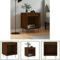 The Living Store - Nachttisch Braun Eichen-Optik 40x35x50 cm Holzwerkstoff - Nachttisch - Beistelltisch - Wohnzimmermöbel - Eiche Optik - Holzmöbel The Living Store - Nachttisch Braun Eichen-Optik 40x35x50 cm Holzwerkstoff - Nachttisch - Beistelltisch - Wohnzimmermöbel - Eiche Optik - Holzmöbel von THE LIVING STORE