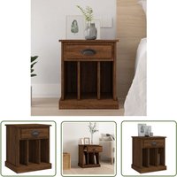 The Living Store Nachttisch Braun Eichen-Optik 43x36x50 cm - Nachttisch - Beistelltisch - Wohnzimmermöbel - Esszimmermöbel - Eiche Optik The Living Store Nachttisch Braun Eichen-Optik 43x36x50 cm - Nachttisch - Beistelltisch - Wohnzimmermöbel - Esszimmermöbel - Eiche Optik von THE LIVING STORE