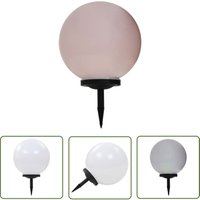 Outdoor Solarleuchte led Kugelförmig 40 cm rgb - Outdoor Beleuchtung - Solarleuchte - Kugellampe - Gartenbeleuchtung - Terrasse Beleuchtung - The von THE LIVING STORE