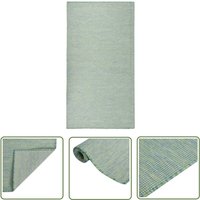 The Living Store Outdoor-Teppich Flachgewebe 140x200 cm Türkis - Outdoor-Teppich - Balkon-Teppich - Terrassen-Teppich - Flachgewebe-Teppich - Türkis von THE LIVING STORE