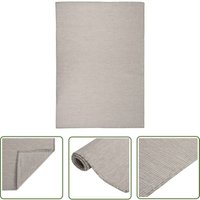 The Living Store - Outdoor-Teppich Flachgewebe 160x230 cm Taupe - Outdoor-Teppich - Terrassen-Teppich - Balkonteppich - Flachgewebe-Teppich von THE LIVING STORE