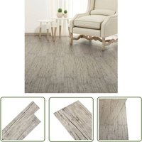 The Living Store - PVC-Fliesen Selbstklebend 2,51 m² 2 mm Eiche Gewaschen - pvc Fliesen - Bodenbelag - diy Boden - Selbstklebender Boden - Vinyl Boden von THE LIVING STORE