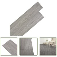 The Living Store - PVC-Fliesen Selbstklebend 5,02 m² 2 mm Dunkelgrau - PVC-Böden - Vinylboden - Selbstklebender Bodenbelag - Wohnzimmerboden von THE LIVING STORE