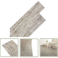 The Living Store - PVC-Fliesen Selbstklebend 5,02 m² 2 mm Eiche Gewaschen - PVC-Böden - Vinyl-Böden - Klick-Laminat - Design-Beläge - Selbstklebender von THE LIVING STORE
