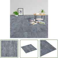 Abcrital - The Living Store PVC-Fliesen Selbstklebend 5,11 m² Grau Marmor-Optik - pvc Fliesen - Vinylboden - Selbstklebender Bodenbelag von ABCRITAL