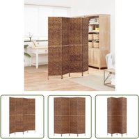 The Living Store - Paravent 4-tlg. Braun 163x180 cm Wasserhyazinthe - Raumteiler - Paravent - Wasserhyazinthen - Holzoptik - Landhausstil The Living Store - Paravent 4-tlg. Braun 163x180 cm Wasserhyazinthe - Raumteiler - Paravent - Wasserhyazinthen - Holzoptik - Landhausstil von THE LIVING STORE