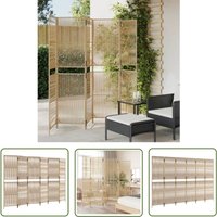 The Living Store Paravent 6-tlg. Beige Poly Rattan - Raumteiler - Paravent - Trennwandsystem - Privacy Screen - Wohnraumgestaltung The Living Store Paravent 6-tlg. Beige Poly Rattan - Raumteiler - Paravent - Trennwandsystem - Privacy Screen - Wohnraumgestaltung von THE LIVING STORE
