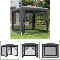 The Living Store Partyzelt mit 4 Mesh-Seitenwänden Anthrazit 2,5x2,5 m HDPE - Partyzelt - Outdoorzelt - Gartenpavillon - Festzelt - Sommergarten The Living Store Partyzelt mit 4 Mesh-Seitenwänden Anthrazit 2,5x2,5 m HDPE - Partyzelt - Outdoorzelt - Gartenpavillon - Festzelt - Sommergarten von THE LIVING STORE