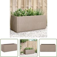 The Living Store - Pflanzkübel Hellbraun 80x36x35 cm pp - Blumentopf - Pflanzkübel - Kübel - Gartendekoration - Terrassenmöbel The Living Store - Pflanzkübel Hellbraun 80x36x35 cm pp - Blumentopf - Pflanzkübel - Kübel - Gartendekoration - Terrassenmöbel von THE LIVING STORE