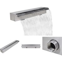 The Living Store - Pool-Wasserfall Fontäne Rechteckig Edelstahl 60 cm - Brunnen & Wasserfälle - Silber The Living Store - Pool-Wasserfall Fontäne Rechteckig Edelstahl 60 cm - Brunnen & Wasserfälle - Silber von THE LIVING STORE