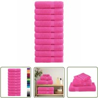 The Living Store - Premium-Handtücher solund 10 Stk. Rosa 50x100 cm 600 g/m² - Baumwolle - Rosa Handtücher - Badezimmertextilien - Waschbare The Living Store - Premium-Handtücher solund 10 Stk. Rosa 50x100 cm 600 g/m² - Baumwolle - Rosa Handtücher - Badezimmertextilien - Waschbare von THE LIVING STORE