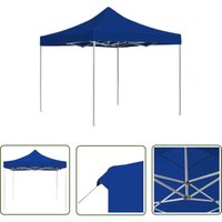 Profi-Partyzelt Faltbar Aluminium 2x2 m Blau - Outdoor-Pavillon - Gartenzelt - Partyzelt Blau - Sommergarten - Grillplatz - The Living Store Profi-Partyzelt Faltbar Aluminium 2x2 m Blau - Outdoor-Pavillon - Gartenzelt - Partyzelt Blau - Sommergarten - Grillplatz - The Living Store von THE LIVING STORE